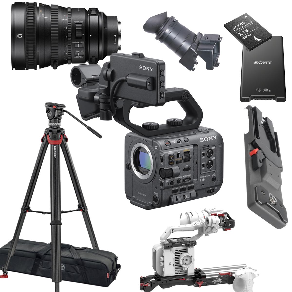 Sony FX6 Cinema Camera Professional Shoulder Kit