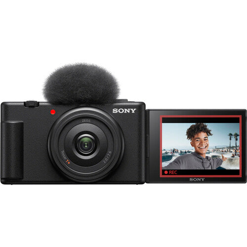 Sony ZV-1F Vlogging Camera with Directional Mic (Black)