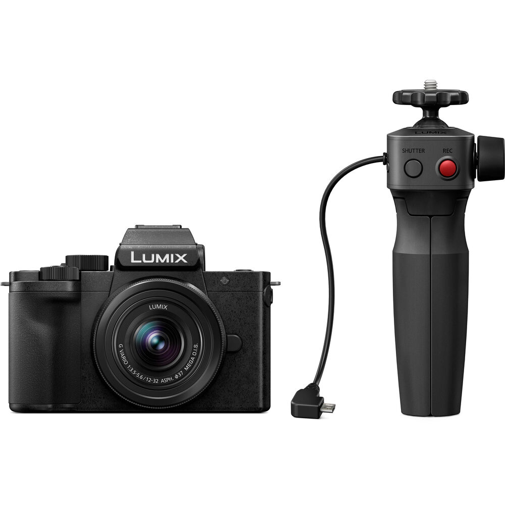 Panasonic Lumix DC-G100 Mirrorless Digital Camera with 12-32mm Lens and Tripod Grip Kit