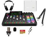 Rode Rodecaster Pro II 1-Person Podcasting Kit with Podmic & Arm