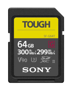 Sony 64GB SF-G Tough Series UHS-II SD Memory Card