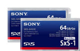 Sony 64GB SxS-1 G1C High Speed Memory Card - Twin Pack