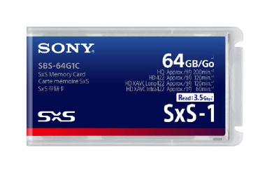 Sony 64GB SxS-1 G1C High Speed Memory Card