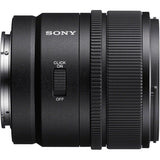 Sony E 15mm f/1.4 G Lens