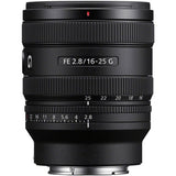 Sony SEL1625G FE 16-25mm f/2.8 G Lens (Sony E)