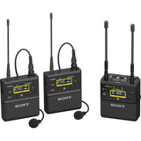 Sony UWP-D27CE42 2-Person Camera-Mount Wireless Omni Lavalier Microphone System (638-694MHz)