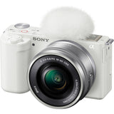 Sony ZV-E10 Mirrorless Camera with 16-50mm Lens - White