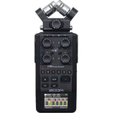 Zoom H6 6-Input Portable Handy Recorder with Single Mic Capsule - Black Edition